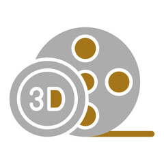 3d Film Icon Style