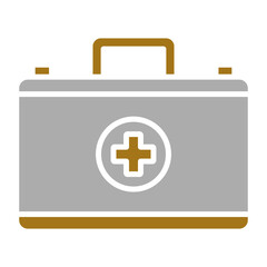 Fototapeta premium First Aid Kit Icon Style