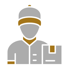 Courier Delivery Icon Style