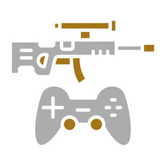 Action Game Icon Style