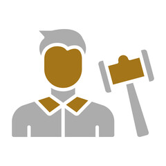 Auctioneer Male Icon Style