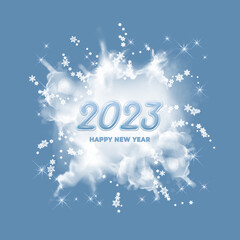 Happy New 2023 background
