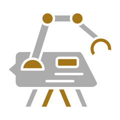 Autonomous Underwater Vehicle Icon Style