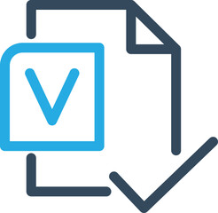 Approved document Vector Icon which is suitable for commercial work and easily modify or edit it
