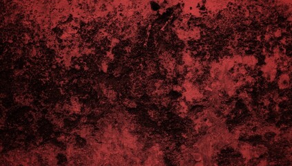 A textured background featuring deep red tones with a distressed, grunge appearance. The surface shows scratches and uneven patterns, creating a vintage feel.
