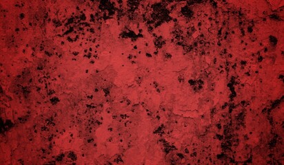 A textured background featuring deep red tones with a distressed, grunge appearance. The surface shows scratches and uneven patterns, creating a vintage feel.