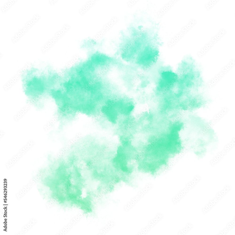 Poster green powder