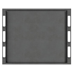 Fototapeta premium 3D rendering illustration of an oven drip pan