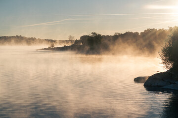 Sunrise on a lake