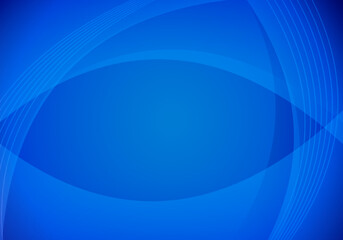 Abstract blue gradient curve background. Modern vector design for certificate, cover, flyer, web and banner.