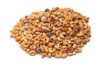 A group of almonds, pistachios, walnuts, macadamia, cashews.