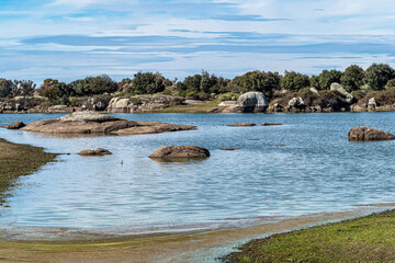 Los Barruecos Natural Monument, Malpartida de Caceres, Extremadura, Spain.