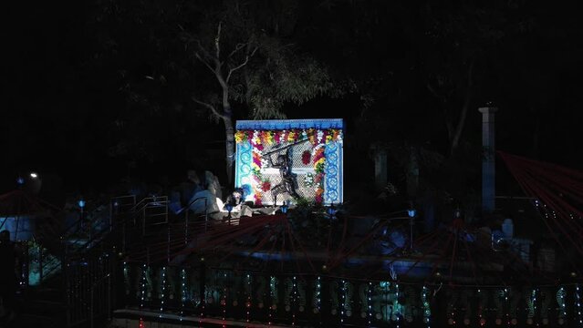 A statue of indian women hindu warrior Onake Obavva