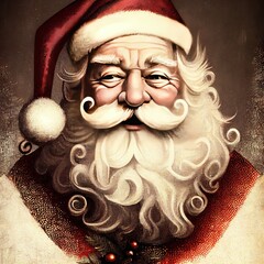 vintage santa claus © Felix