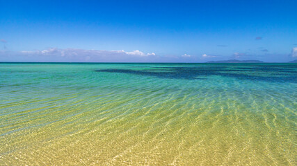 竹富島　コンドイ浜　輝く海　絶景