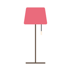 Standing Lamp Vector Illustration