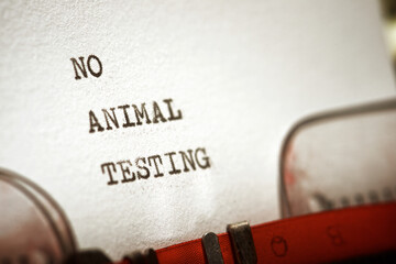 No animal testing