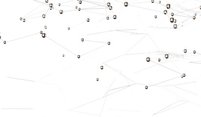 network structure - abstract design connection