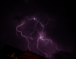 lightning sky