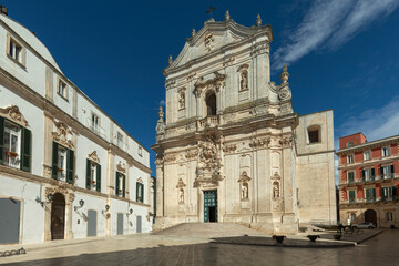 Fototapeta na wymiar Basilica San Martino in Martina Franca, Süditalien