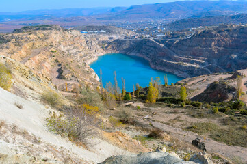 Open pit mine