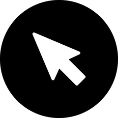 Cursor Arrow glyph Icon