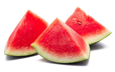 Watermelon fruit isolated on white background