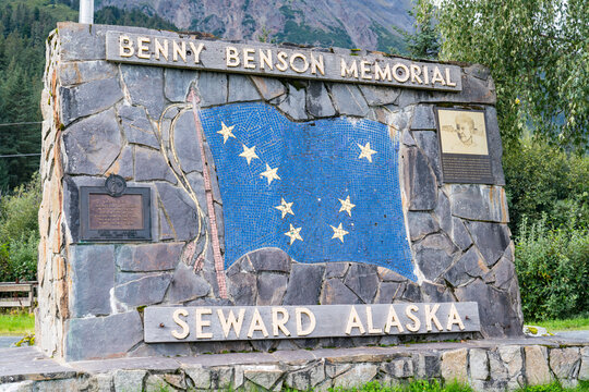 Benny Benson Memorial in Seward, Alaska