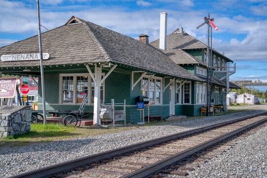 Old Nenana Alaska Train Station