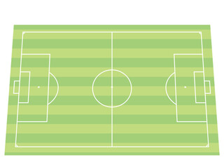 サッカー場のイラスト
