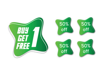 Modern promotional sales, tags , stickers, labels design collection