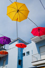 Thassos Greece Umbrellas 