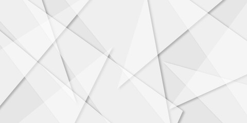 Fototapeta premium Abstract white and grey minimal line design. Future geometric patterns . Modern and geometric shape with The background is white with an old surface, with cracks and kinks. Texture of paper in retro .