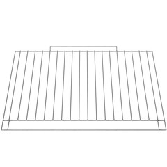 3D rendering illustration of an oven cooling rack grid