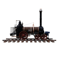 Fototapeta na wymiar old Steam Engine