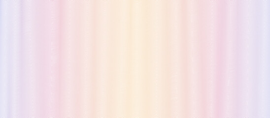 Pastel multicolored zigzag pattern. Purple, violet, beige gradient. Abstract watermark, wavy lines. Guilloche design. Subtle curve. Vector background for web banner, landing page, banknote, cheque. Ai