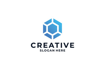 Fototapeta premium Letter O logo design with creative combination.