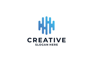 Letter O logo design combine with dot, connection, molecule, connection concept.