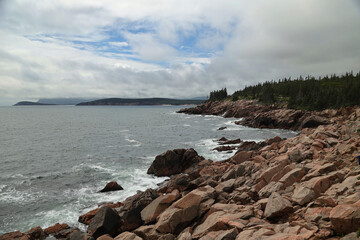 Coastal view along the Cabot Trail, Nova Scotia, Canada