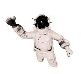Astronaut, with transparent background, 3D rendering - 546340076