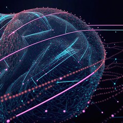 Abstract image, can be used on wallpaper, background, texture. Made by AI.