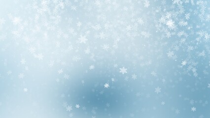 Fototapeta premium Abstract Christmas Backgrounds with snowflake on blue backgrounds , in Christmas Holiday , illustration wallpaper