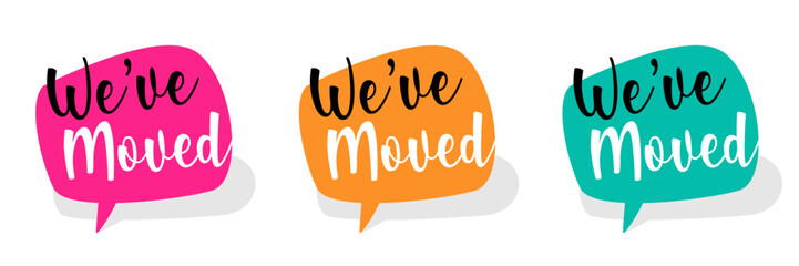 We're moving