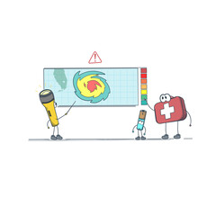 Hurricane Safety Characters
