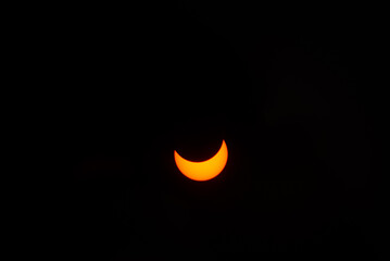 Partial Solar Eclipse at 25 October 2022, Armenia