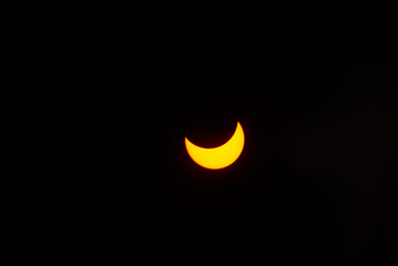 Partial Solar Eclipse at 25 October 2022, Armenia