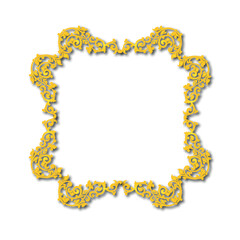 Frame, in the style of an ornament, Vector illustration eps 10, Art.	