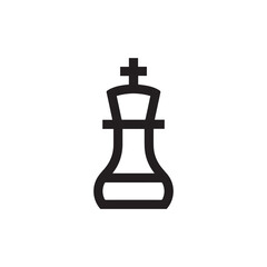 chess piece icon vector sign symbol