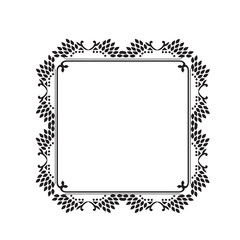 Frame, in the style of an ornament, Vector illustration eps 10, Art.	