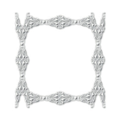 Frame, in the style of an ornament, Vector illustration eps 10, Art.	